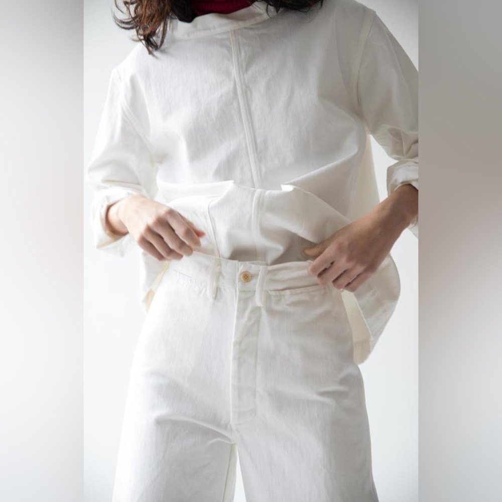Caron Callahan White Wide Leg Pants - Picture 2 of 9